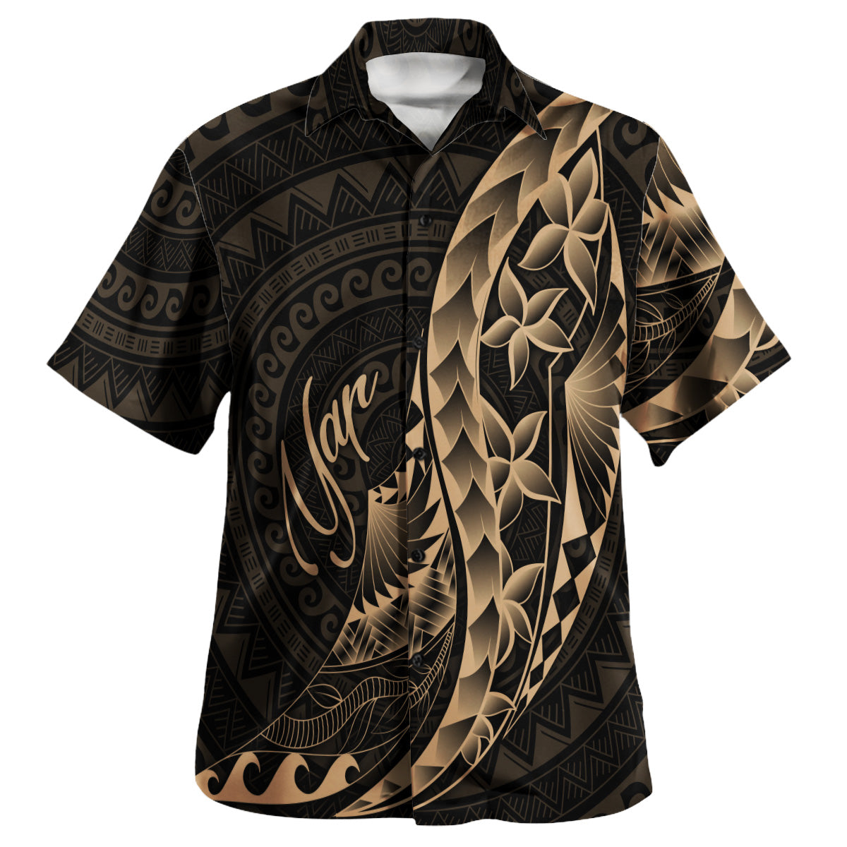Yap Custom Personalised Hawaiian Shirt Polynesian Pattern Style