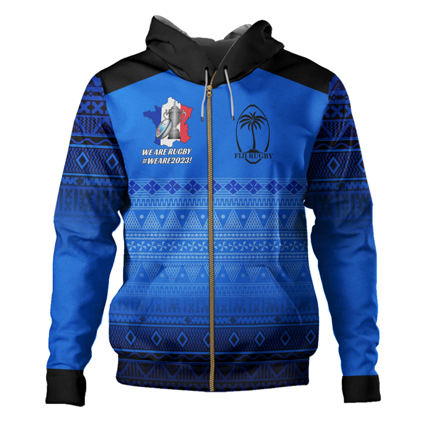 Fiji Hoodie Fijian Rugby Style