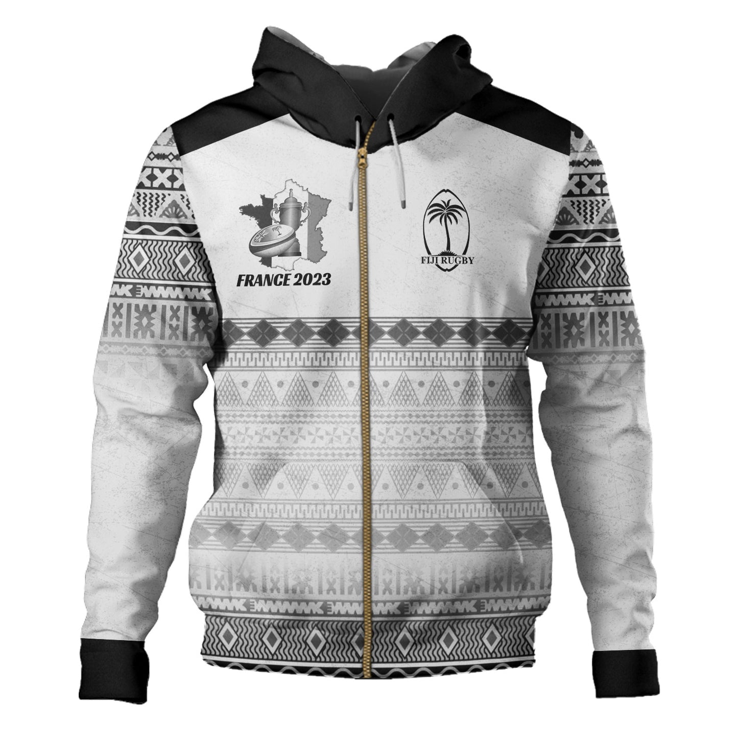 Fiji Hoodie Fijian Rugby Style