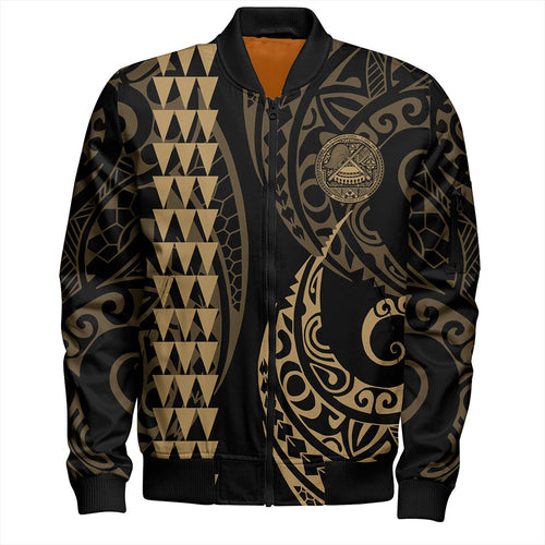 American Samoa Bomber Jacket Kakau Style Ver.1