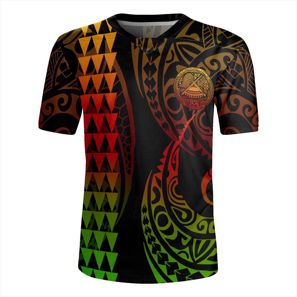 American Samoa Rugby Jersey Kakau Style