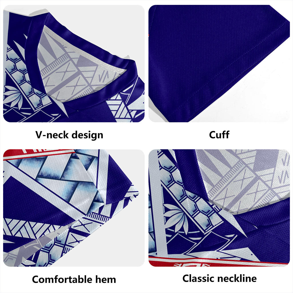 American Samoa Rugby Jersey Flag Design With Pattern