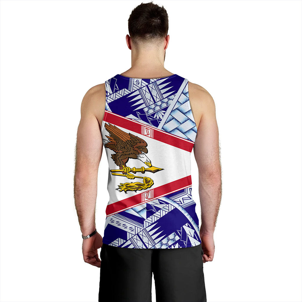 American Samoa Tank Top Flag Design With Pattern