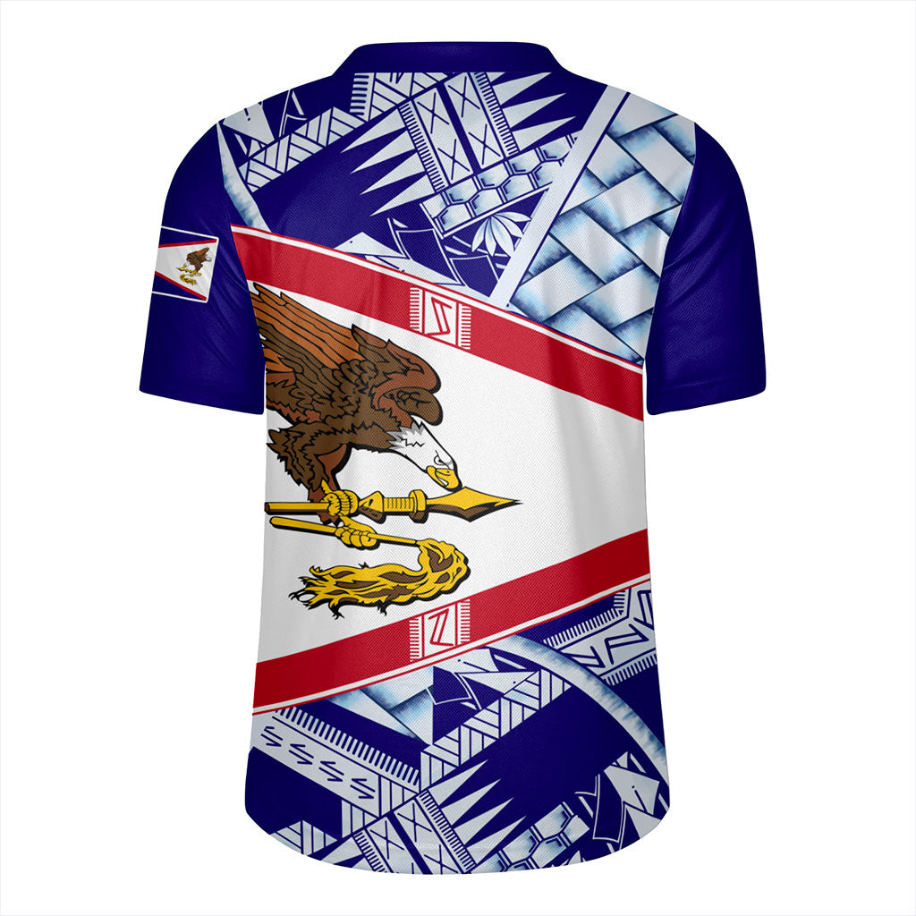 American Samoa Rugby Jersey Flag Design With Pattern