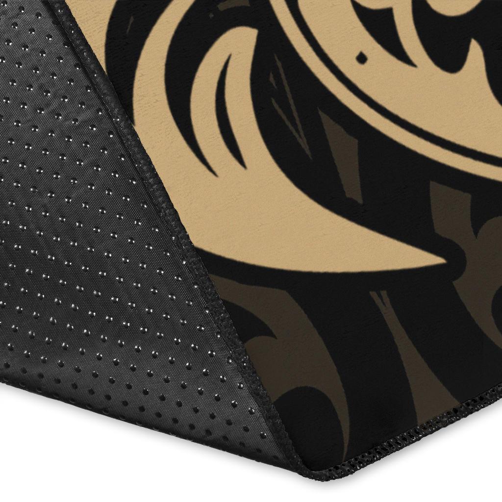 American Samoa Area Rug - Gold Tentacle Turtle