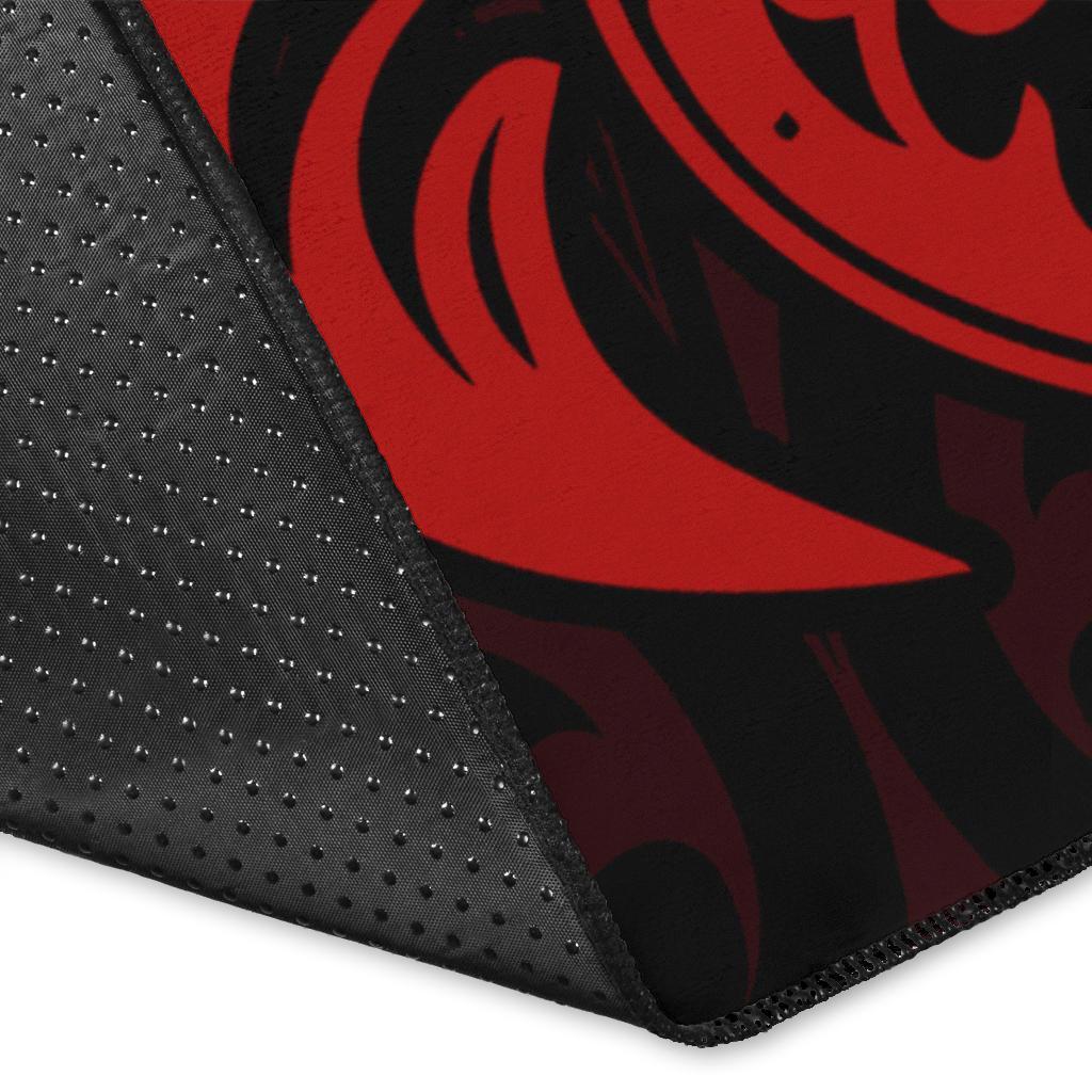 American Samoa Area Rug - Red Tentacle Turtle