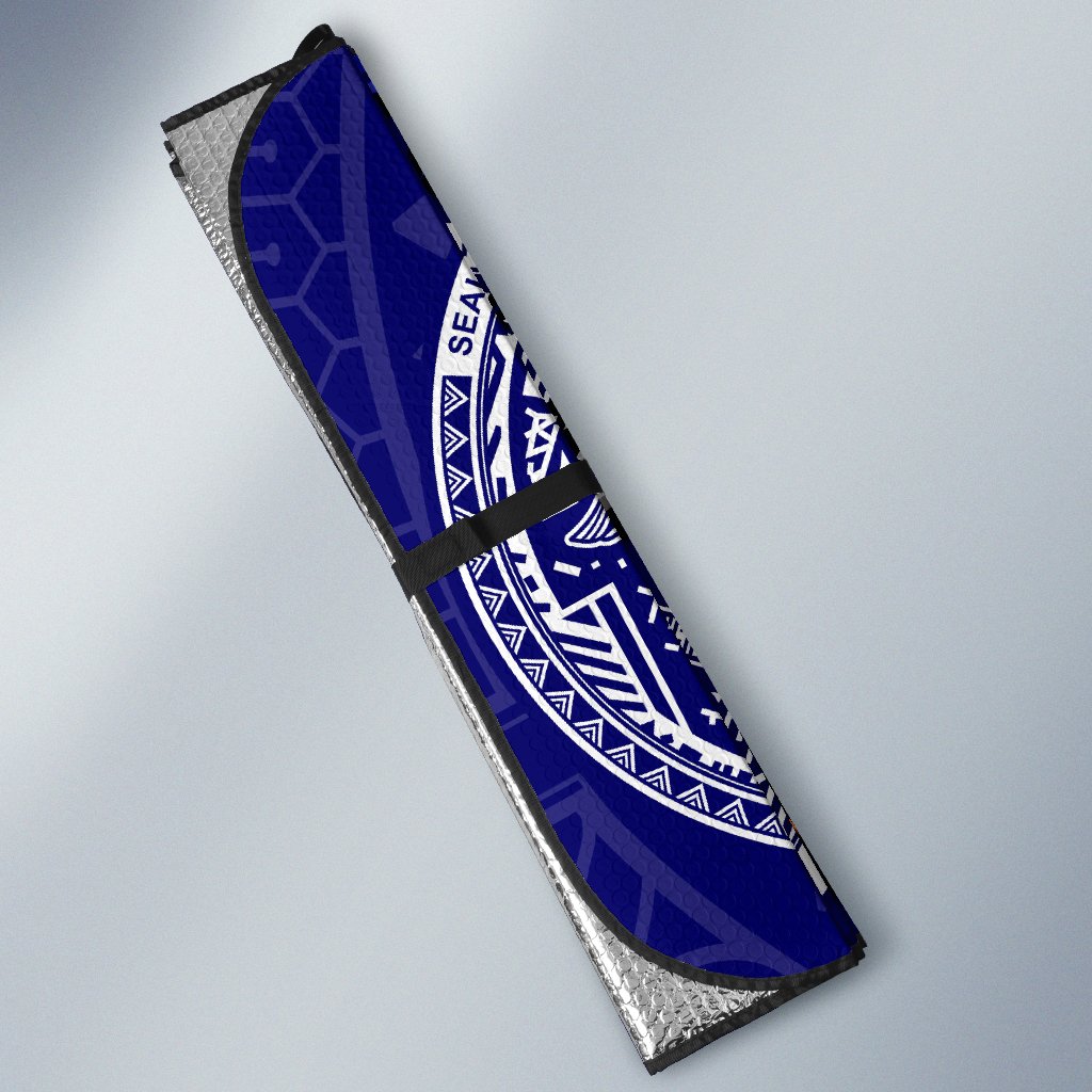 American Samoa Auto Sun Shades - Coat Of Arms With Eagle