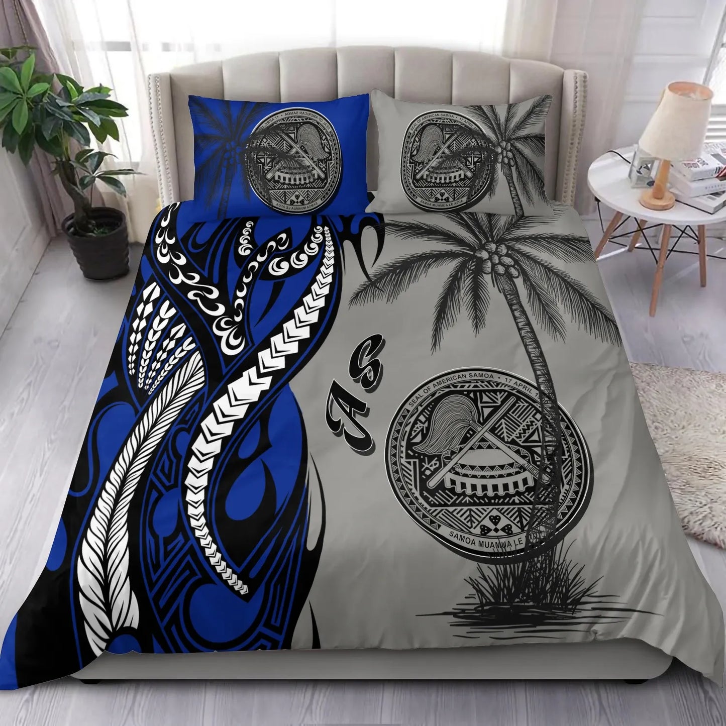 American Samoa Bedding Set - Classical Coconut Tree