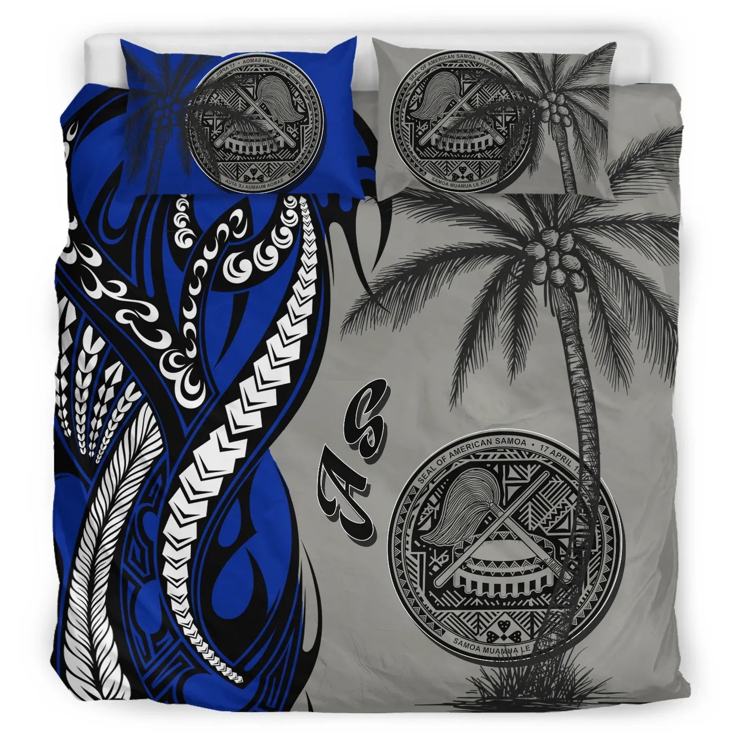 American Samoa Bedding Set - Classical Coconut Tree