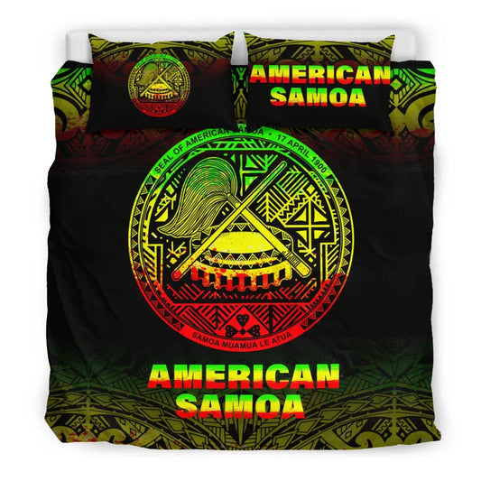 American Samoa Duvet Cover Set - Reggae Fog Style