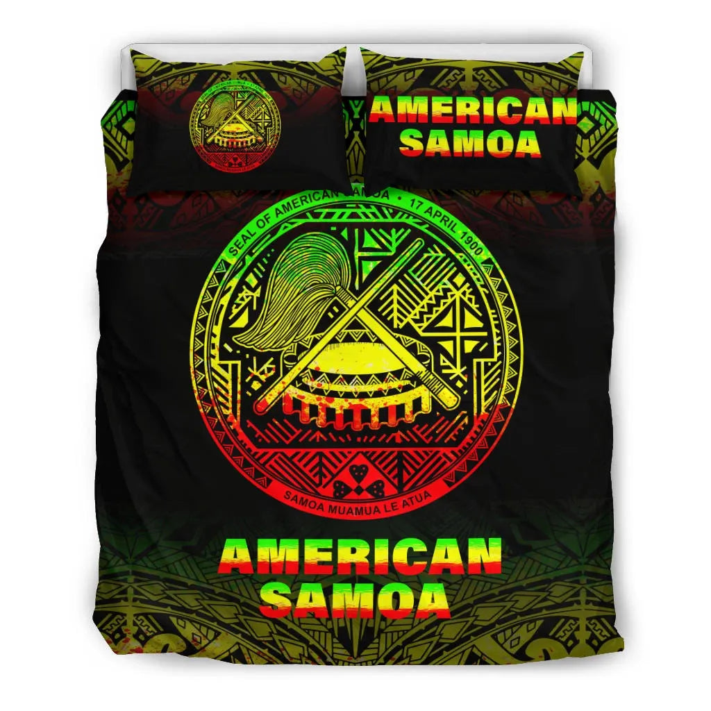 American Samoa Duvet Cover Set - Reggae Fog Style