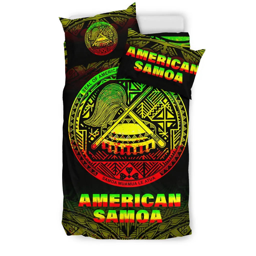 American Samoa Duvet Cover Set - Reggae Fog Style