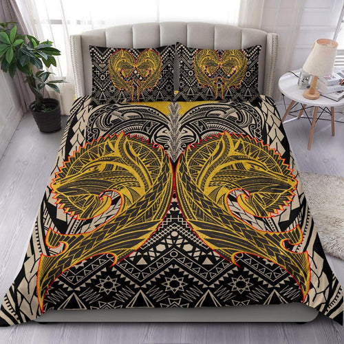 Polynesian Bedding Set - Wolf Polynesian Patterns