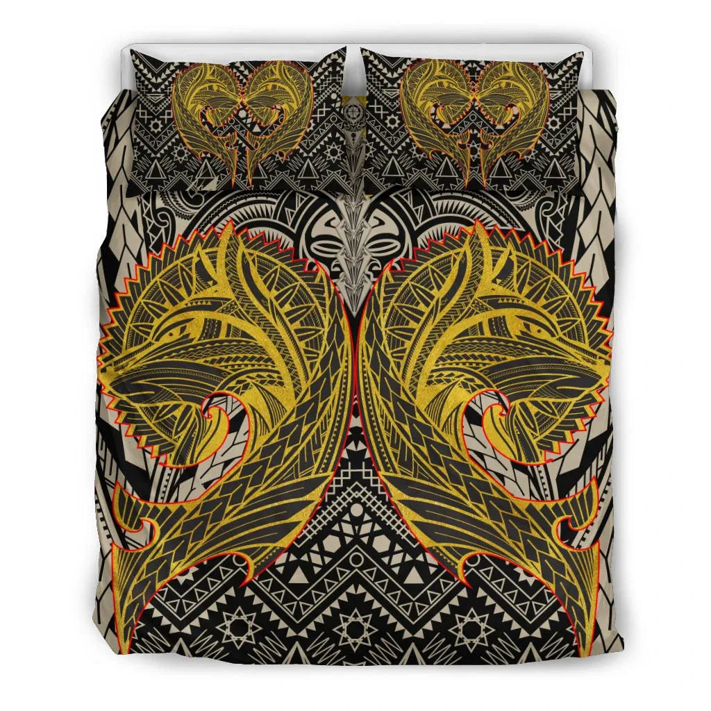 Polynesian Bedding Set - Wolf Polynesian Patterns