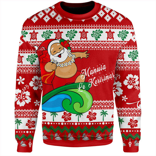 American Samoa Sweatshirt Santa Claus Ho Ho Ho Christmas