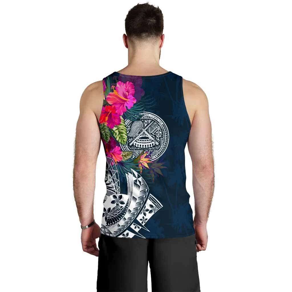 American Samoa Custom Personalised Men Tank Top - Summer Vibes