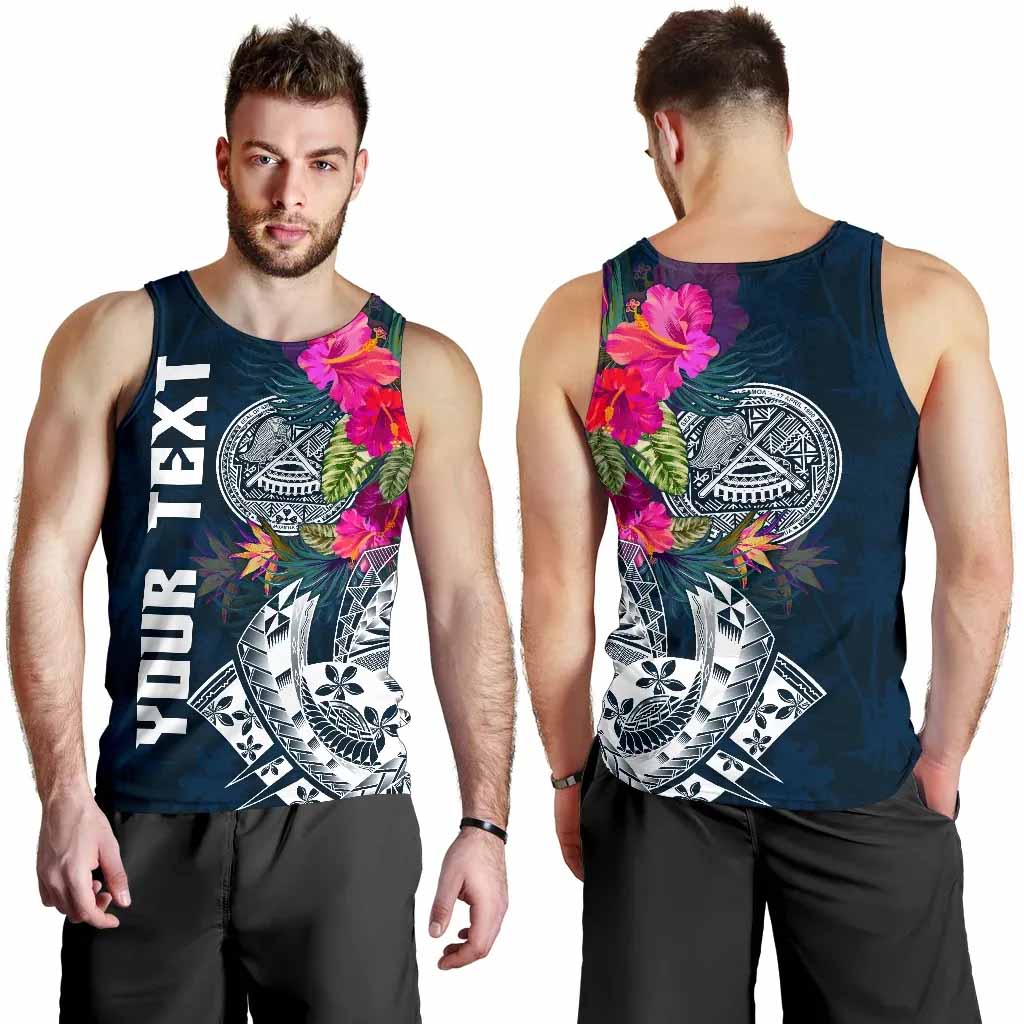 American Samoa Custom Personalised Men Tank Top - Summer Vibes