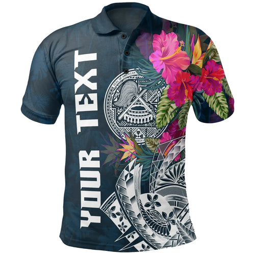 American Samoa Custom Personalised Polo - Summer Vibes