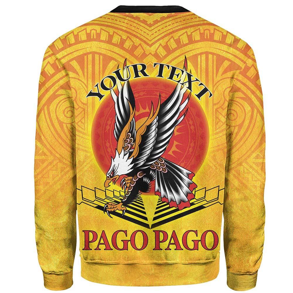 American Samoa Custom Personalised Sweatshirt - Pago Pago Aeto (Ver 2)