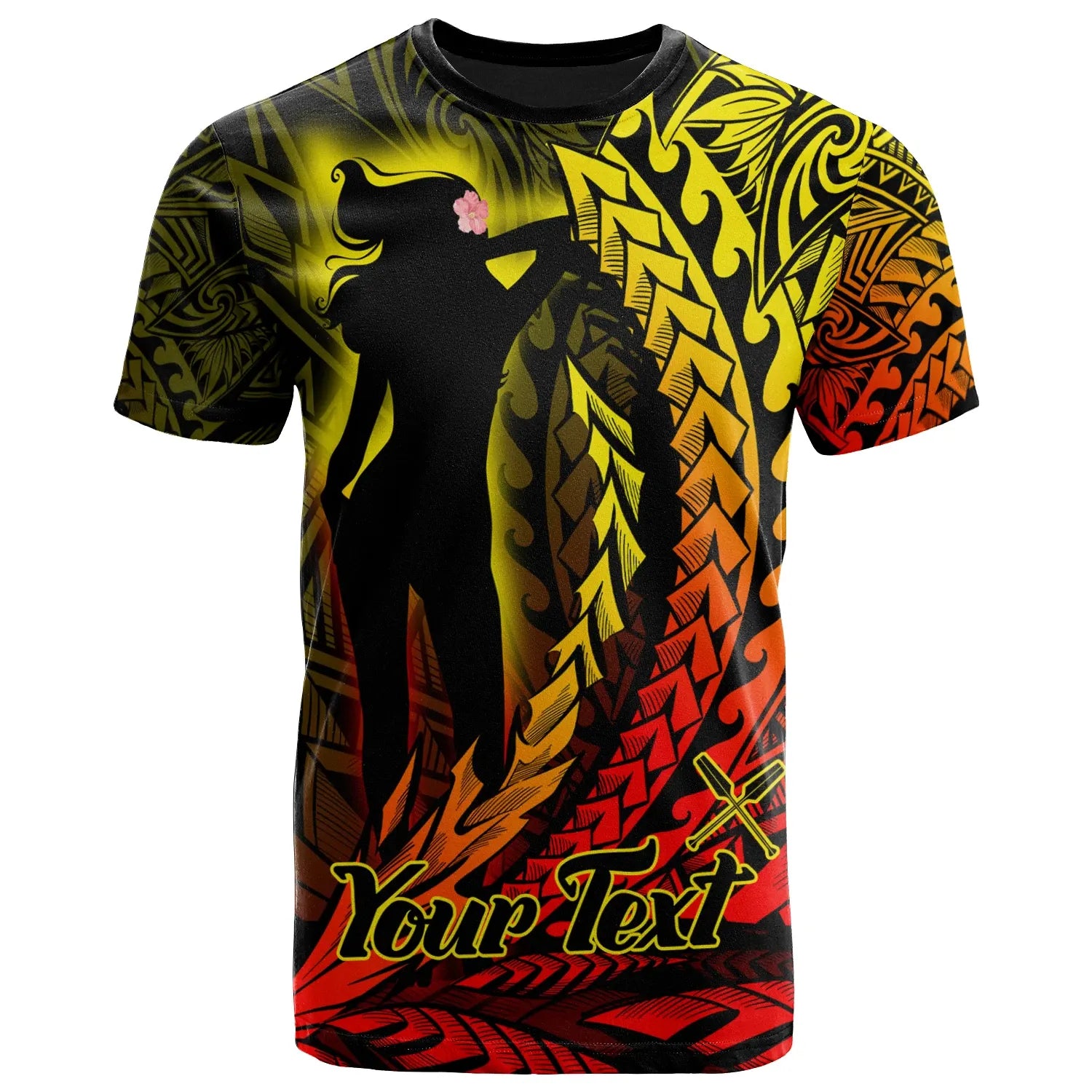 American Samoa Custom Personalised T-Shirt - Taema Leone Wings Style