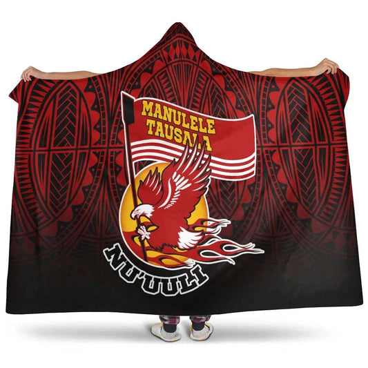 American Samoa Hooded Blankets - Manulele Tausala Nuuuli (Ver 2)