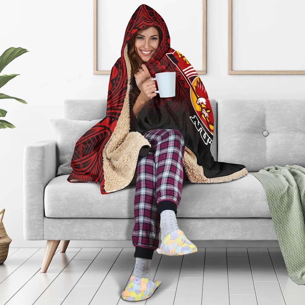American Samoa Hooded Blankets - Manulele Tausala Nuuuli (Ver 2)