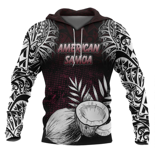 American Samoa Hoodie Coconut