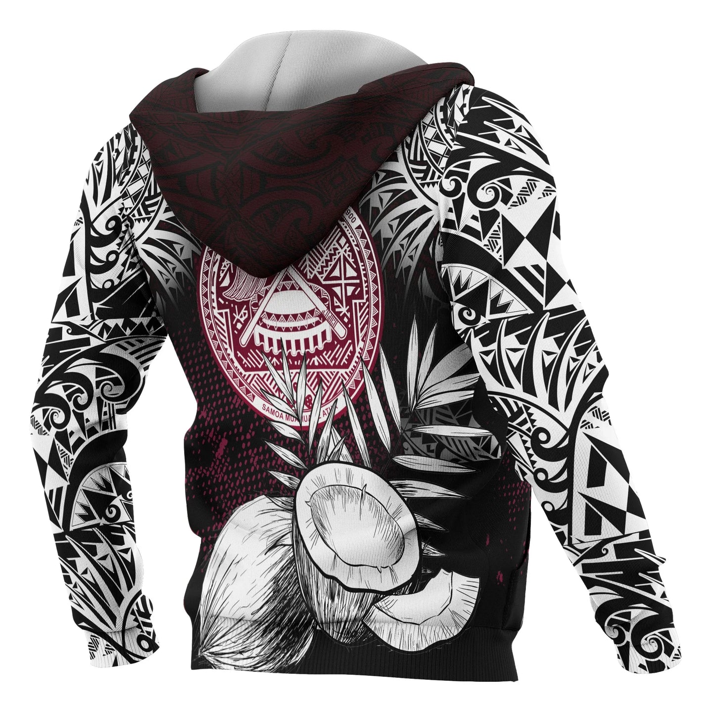 American Samoa Hoodie Coconut