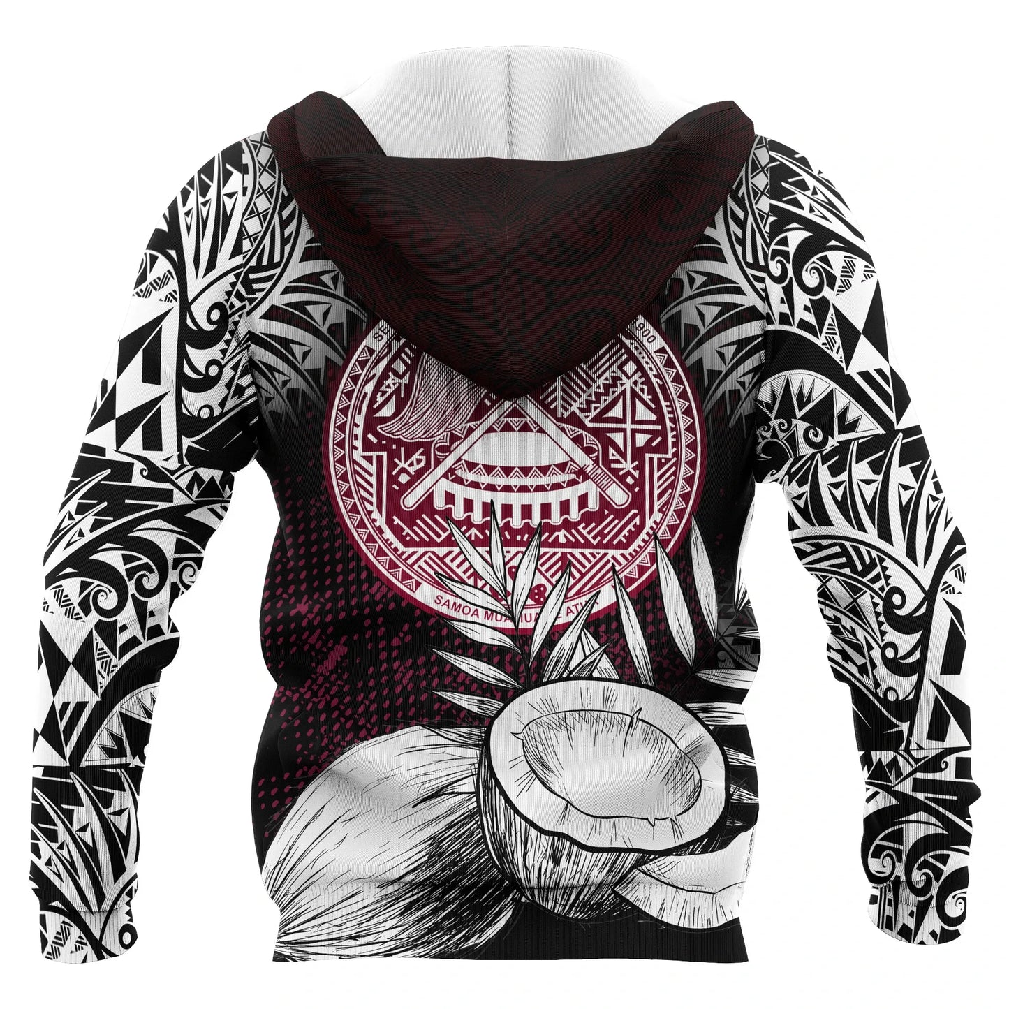 American Samoa Hoodie Coconut