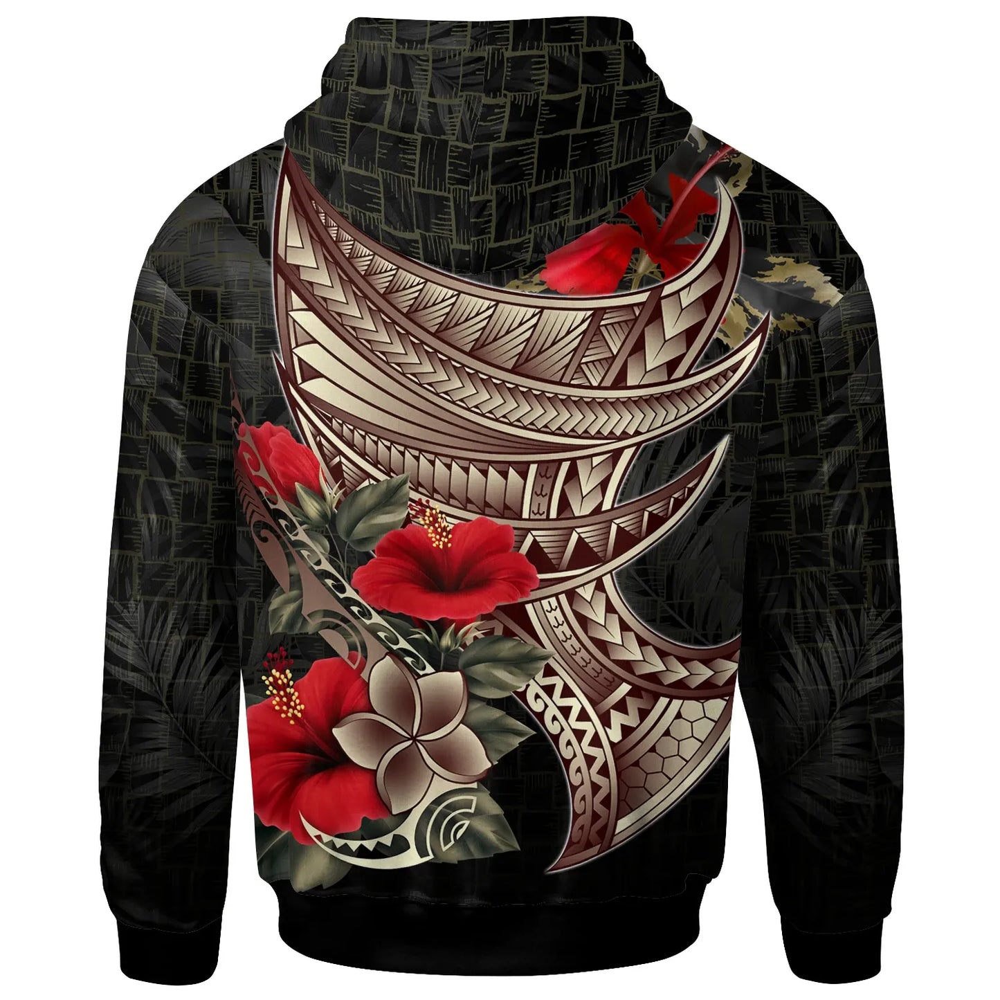 American Samoa Hoodie - Polynesian Tribal Vintage Style