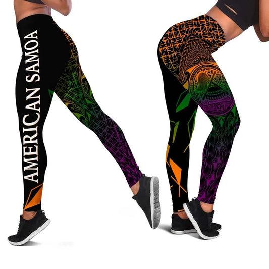 American Samoa Legging - AS Seal Rocket Style