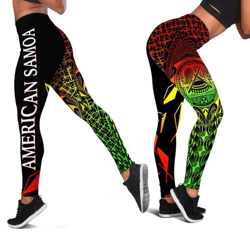 American Samoa Legging - AS Seal Rocket Style (Reggae)
