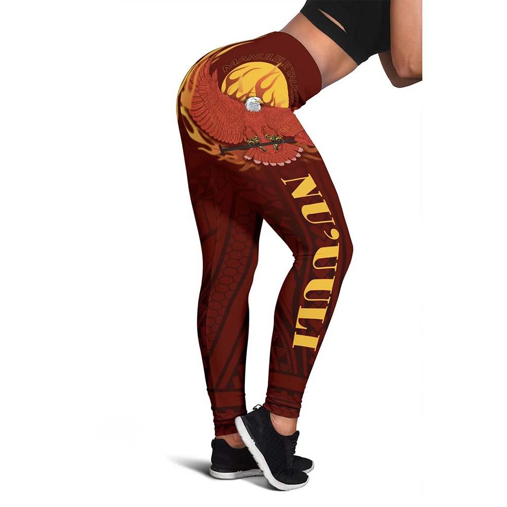 American Samoa Legging - Manulele Tausala Nuuuli