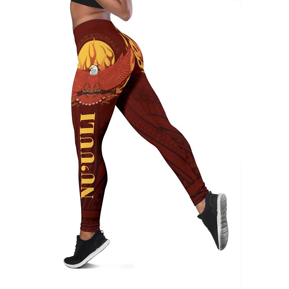 American Samoa Legging - Manulele Tausala Nuuuli