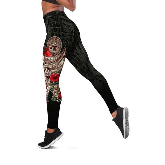 American Samoa Legging - Polynesian Tribal Vintage Style