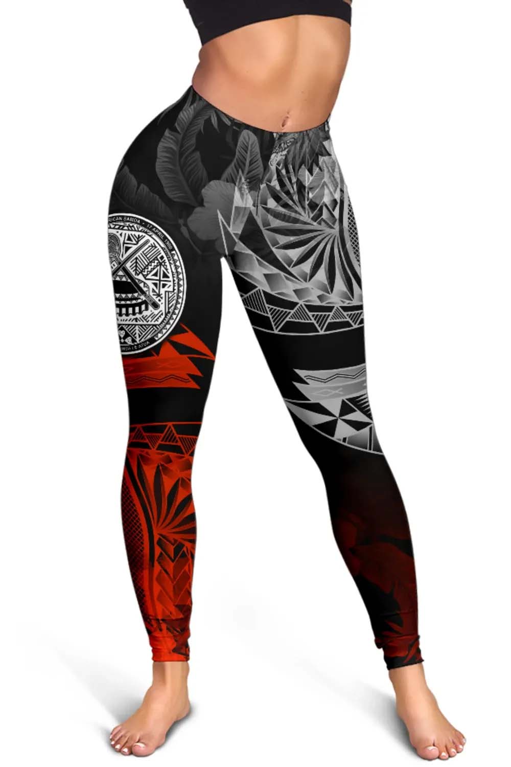 American Samoa Legging - Vintage Polynesian Style
