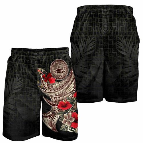 American Samoa Men Shorts - Polynesian Tribal Vintage Style