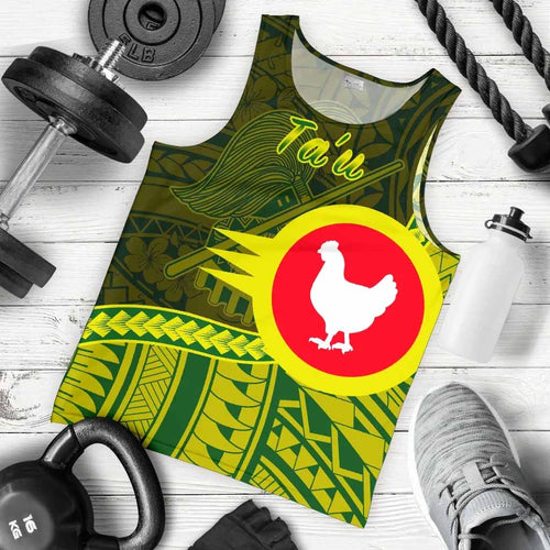 American Samoa Men Tank Top - Manu'a Ta'u Polynesian Patterns