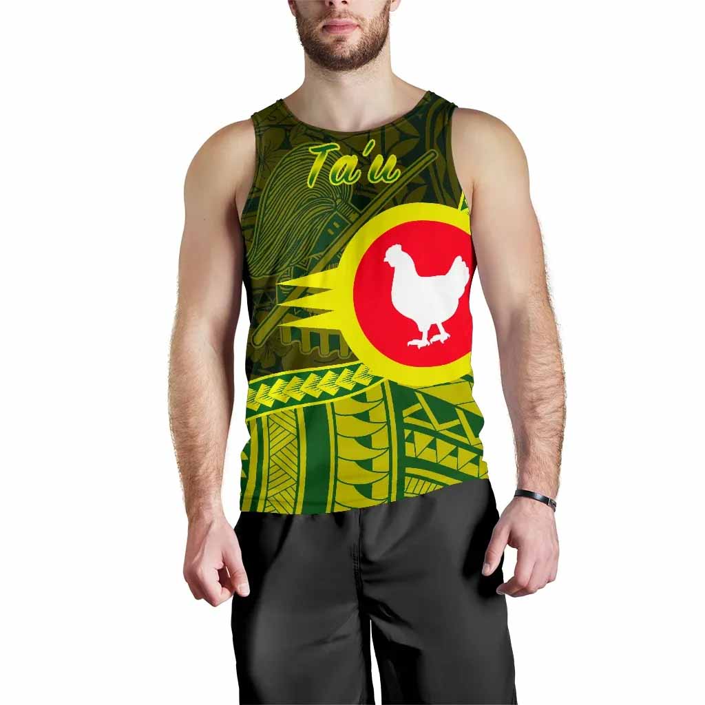 American Samoa Men Tank Top - Manu'a Ta'u Polynesian Patterns