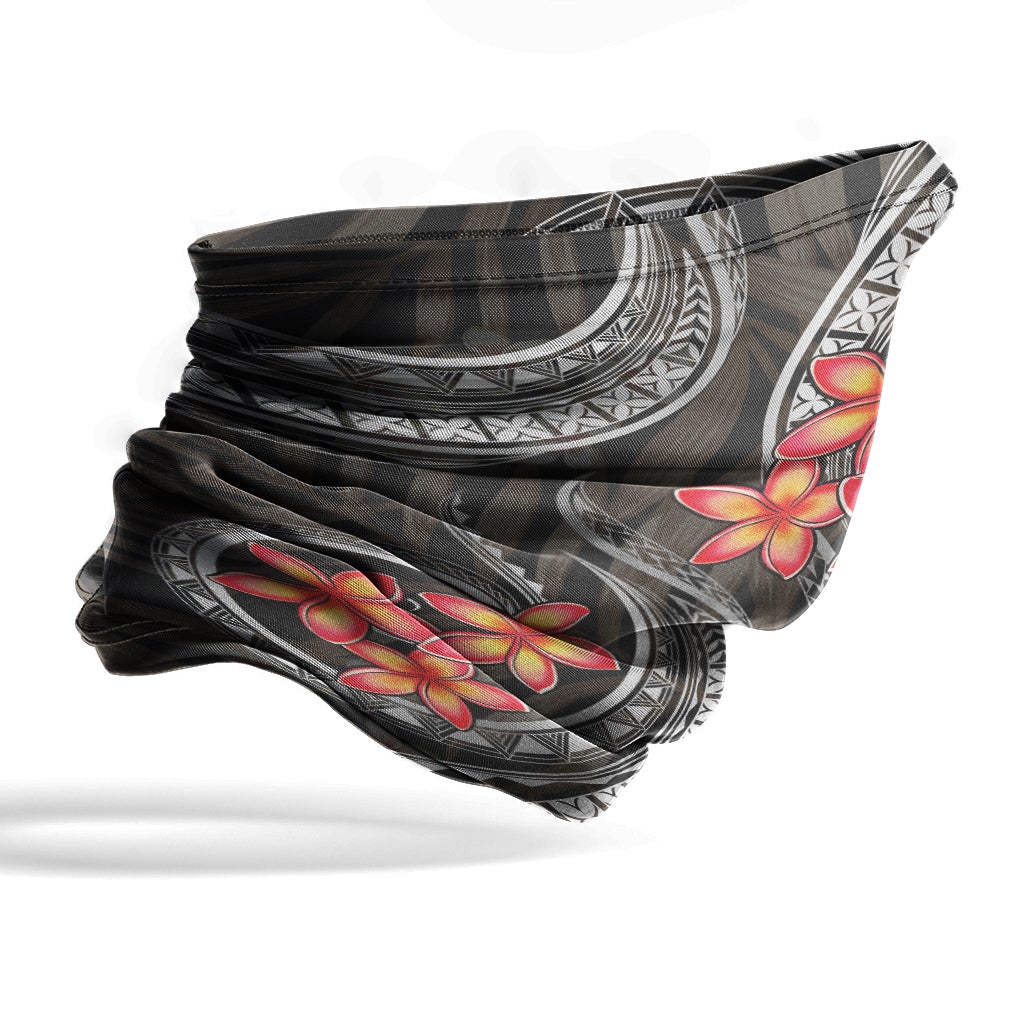 American Samoa Neck Gaiter - Plumeria White