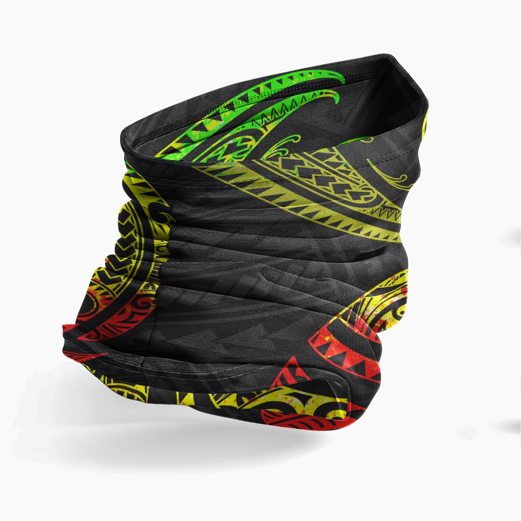 American Samoa Neck Gaiter - Tribal Wave Reggae