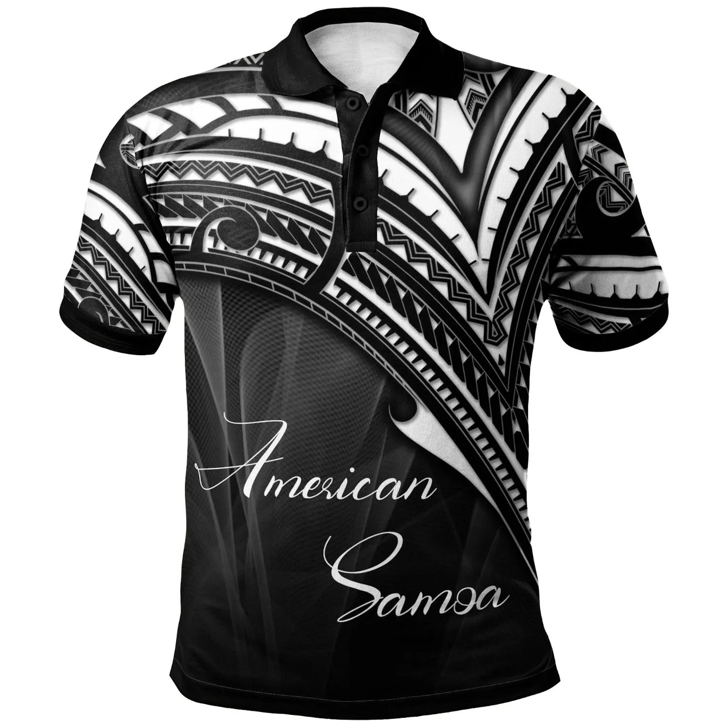 American Samoa Polo Shirt - Cross Style