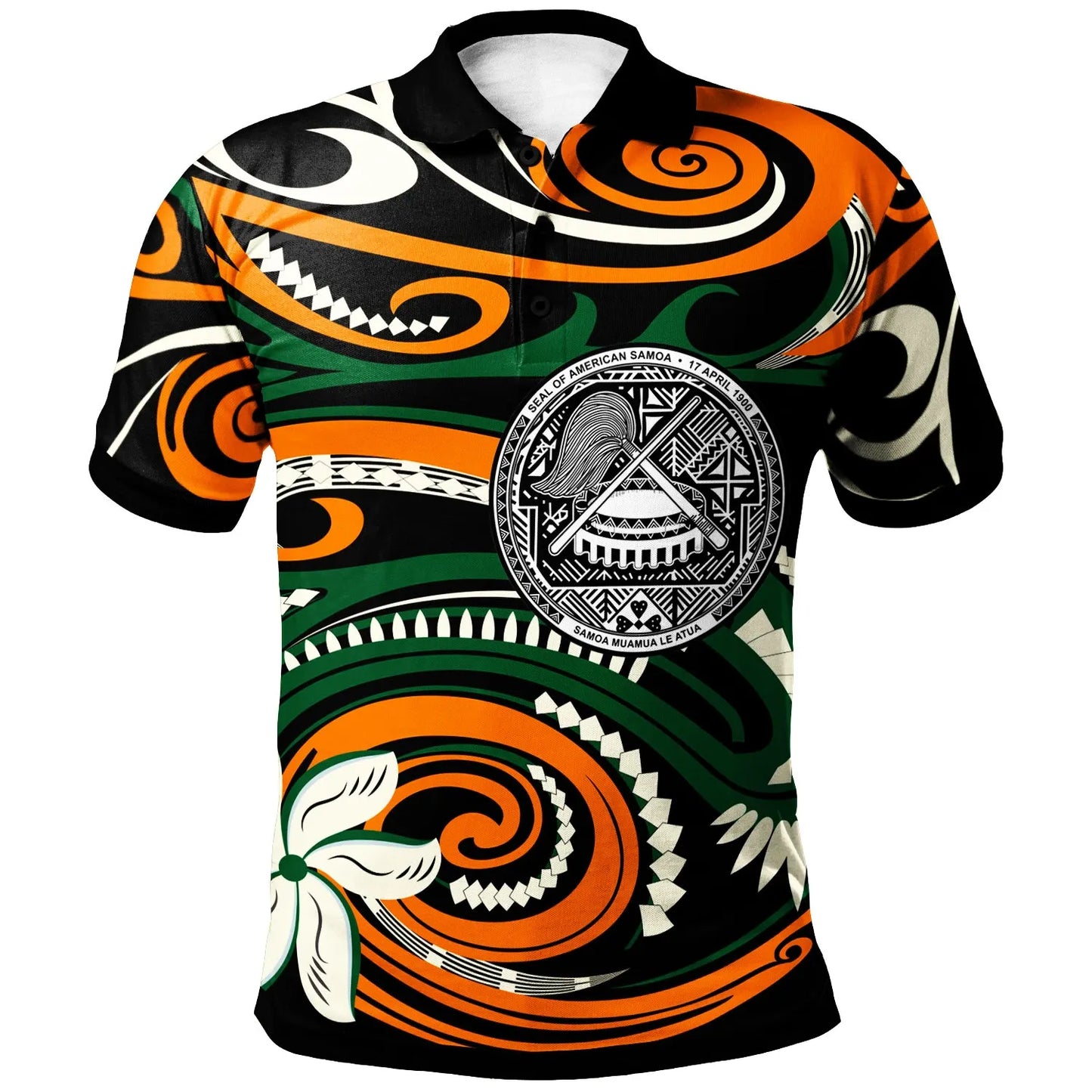 American Samoa Polo Shirt - Vortex Style