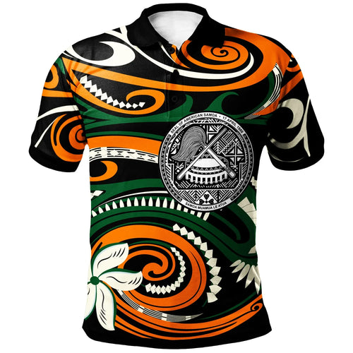 American Samoa Polo Shirt - Vortex Style