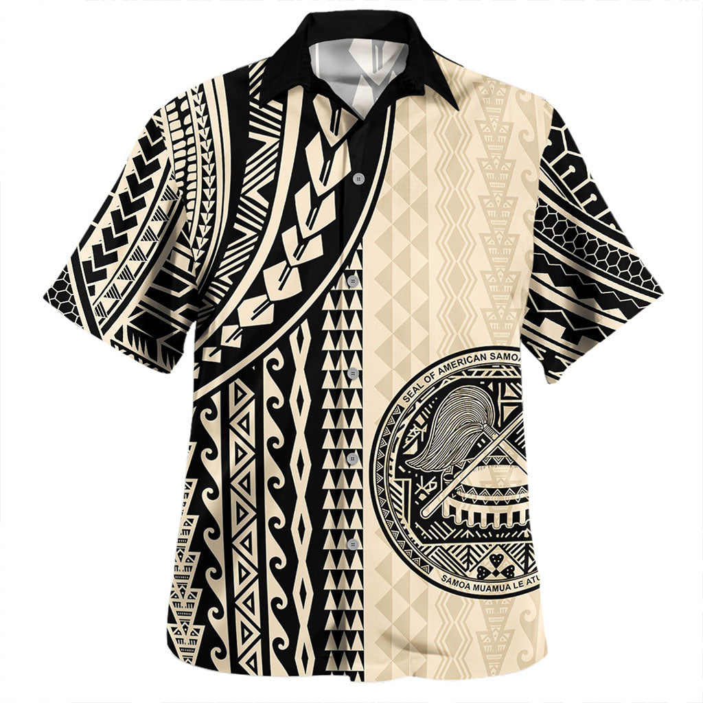 American Samoa Hawaiian Shirt Polynesian Tattoo