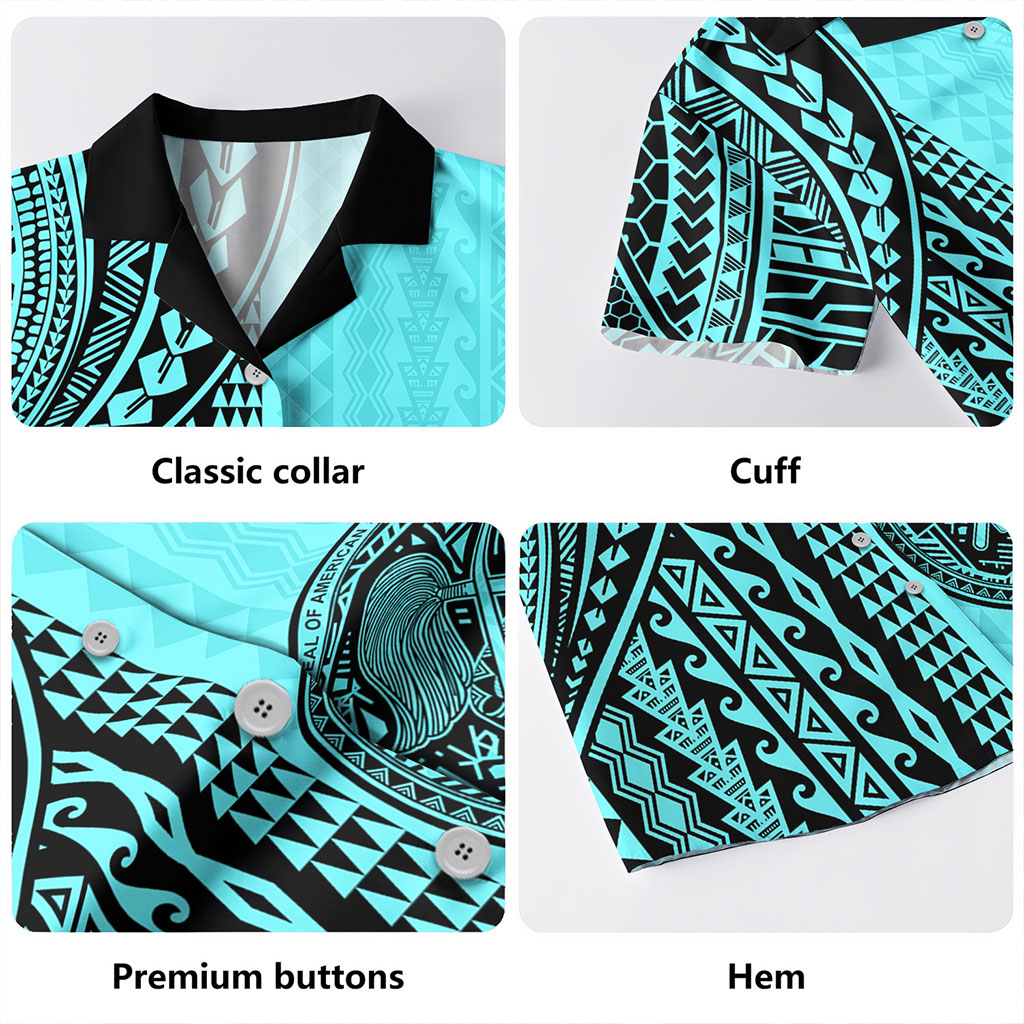 American Samoa Hawaiian Shirt Polynesian Tattoo