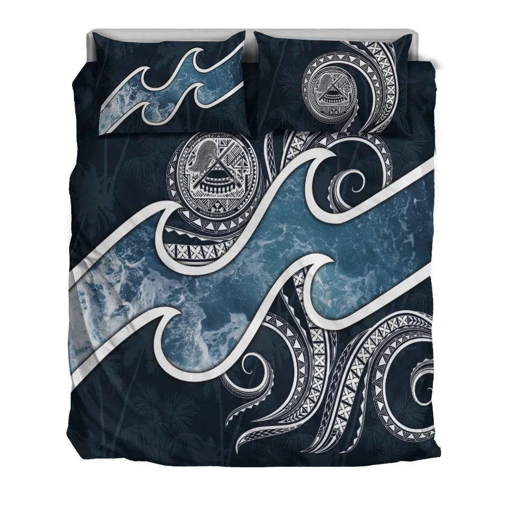 American Samoa Polynesian Bedding Set - Ocean Style