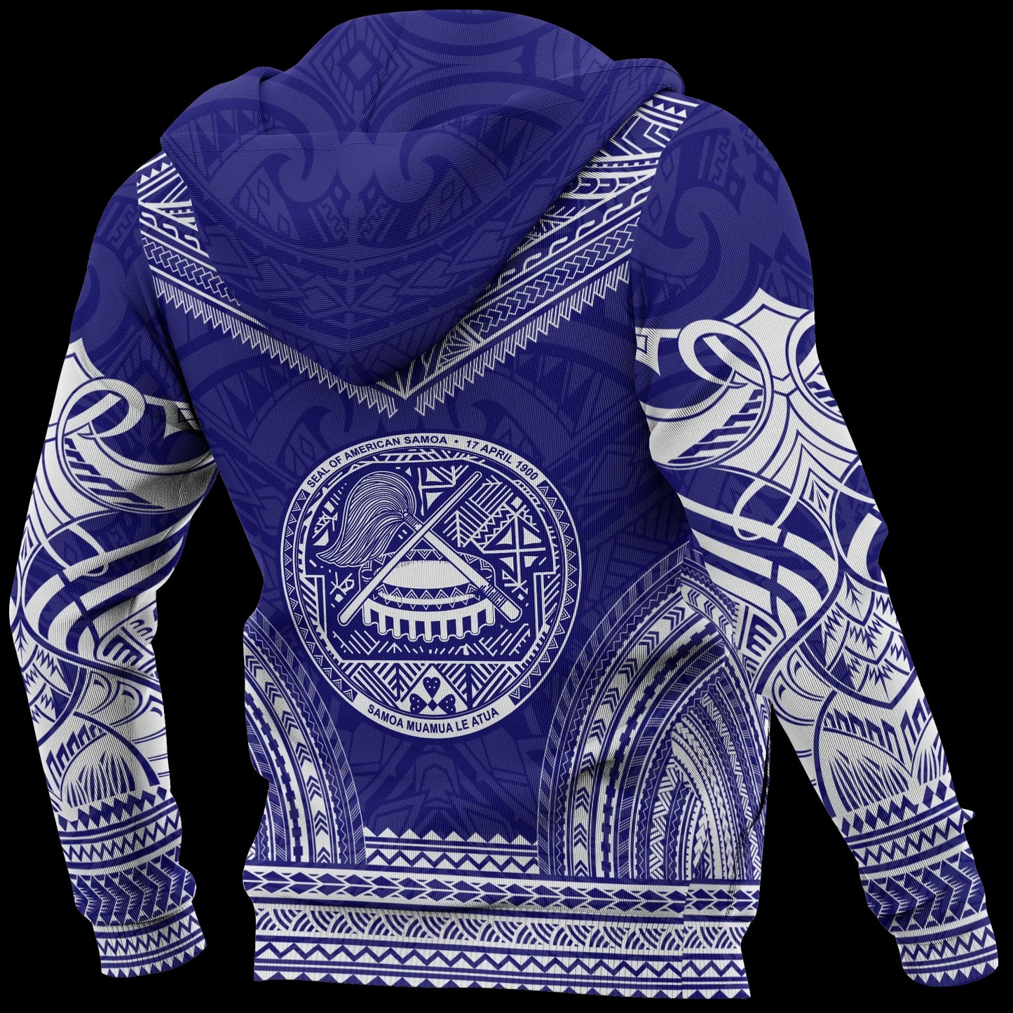 American Samoa Polynesian Chief Hoodie - Flag Version