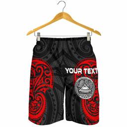 American Samoa Polynesian Custom Personalised Men Shorts - American Samoan Spirit