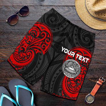 American Samoa Polynesian Custom Personalised Men Shorts - American Samoan Spirit